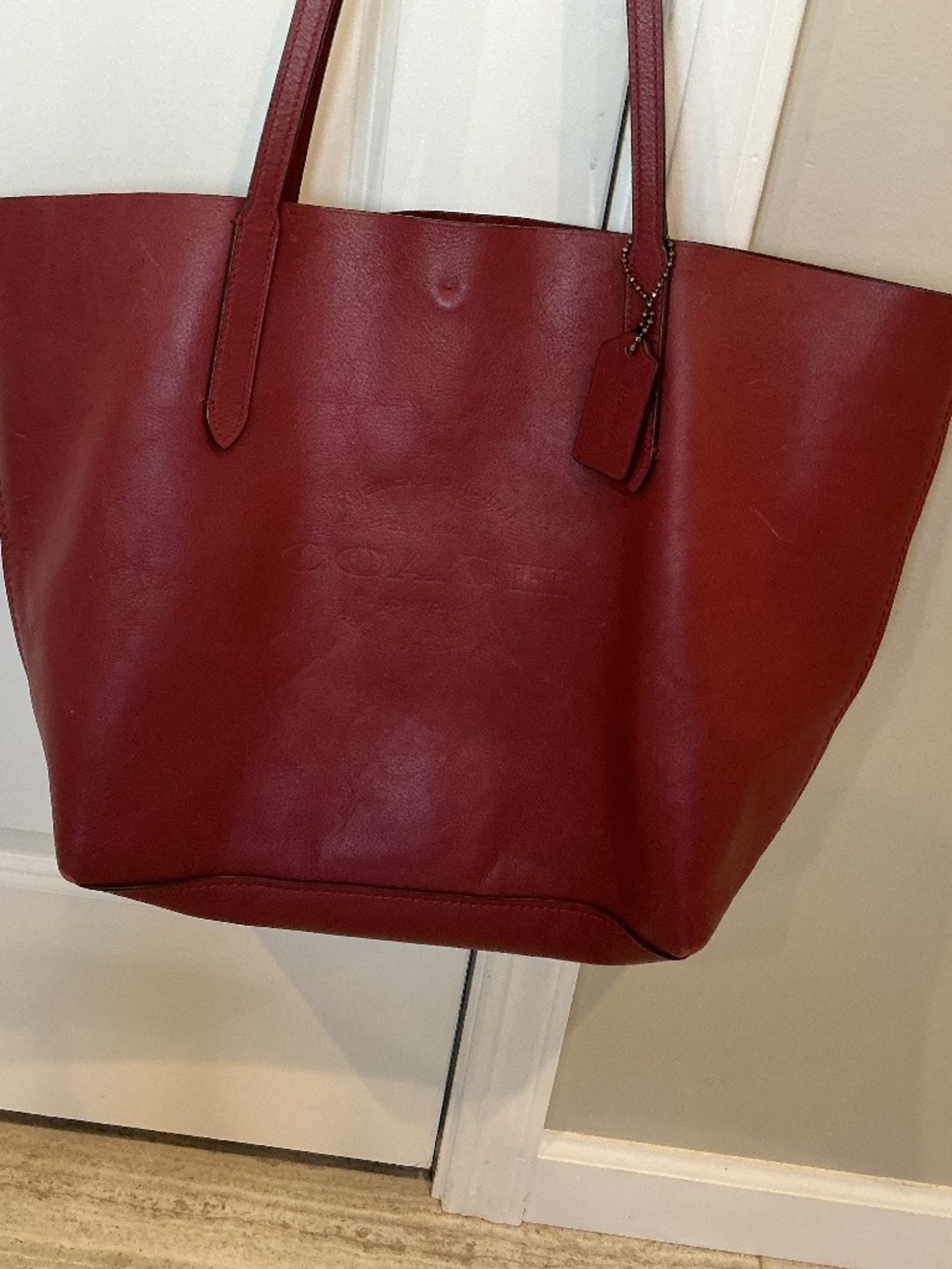Coach Cameron Tote in Wine